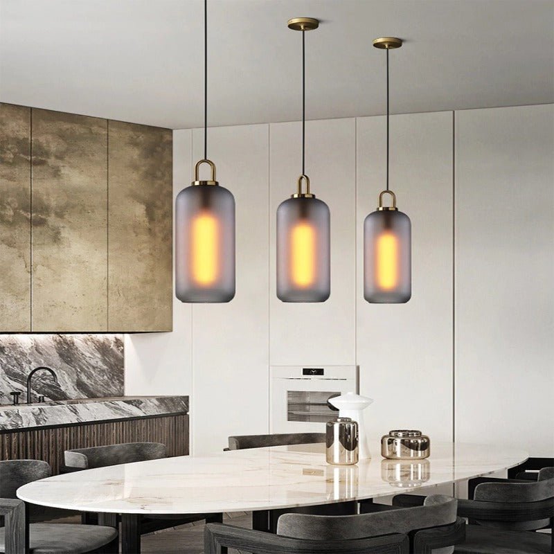 Suspension Luminaire Rétro Industriel | Alie - Designix Suspension Luminaire Noir/Or 40 cm
