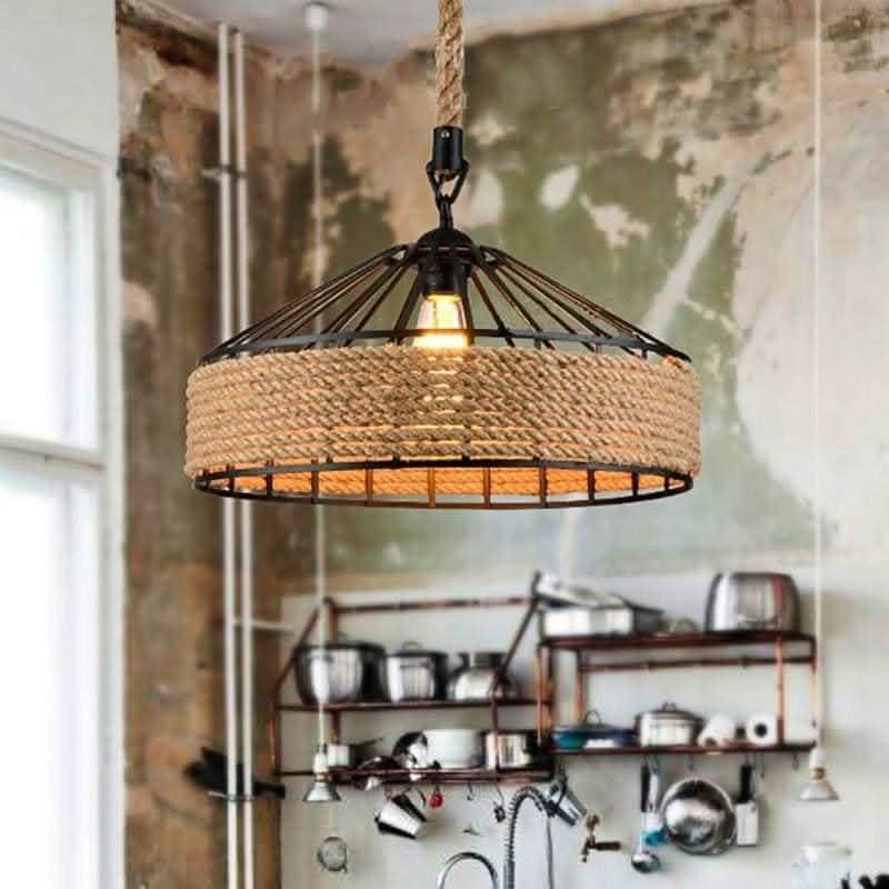 Suspension Luminaire Rotin | Zyla