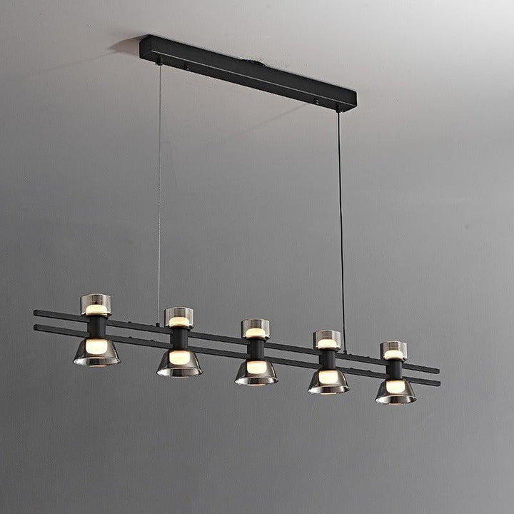 suspension-luminaire-salle-a-manger-tendance | Designix - Suspension Luminaire Noir 102 cm - https://designix.fr