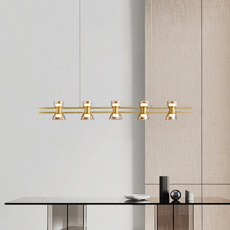 Suspension Luminaire Salle à Manger Tendance | Yano - Designix Suspension Luminaire Or 102 cm