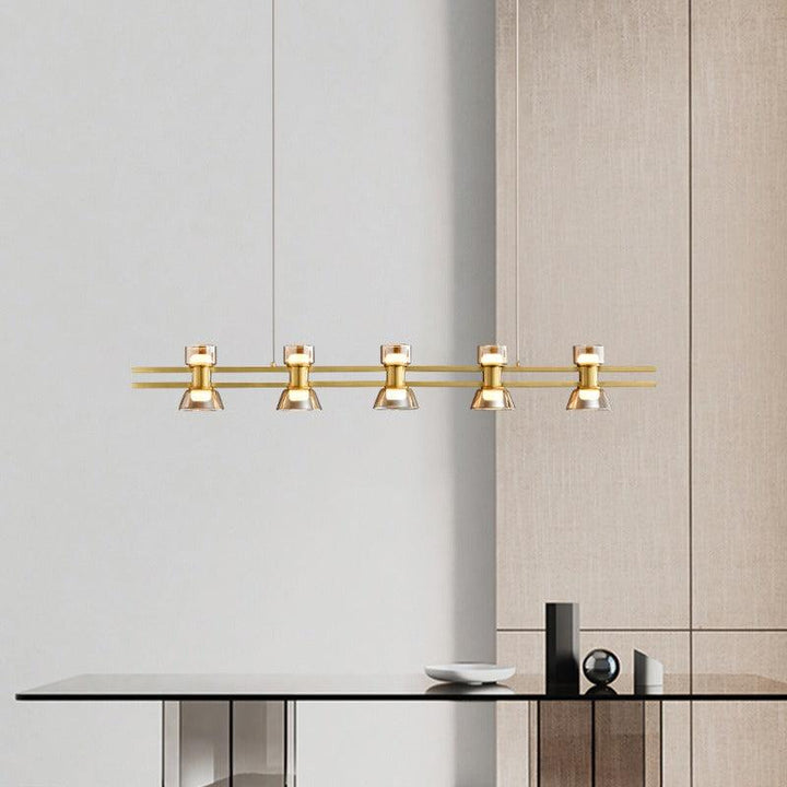 Suspension Luminaire Salle à Manger Tendance | Yano - Designix Suspension Luminaire Or 102 cm