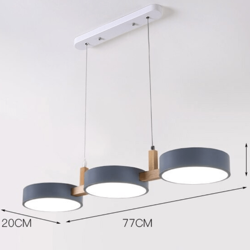 Suspension Luminaire Style Industriel | Xali - Designix Suspension Luminaire Gris