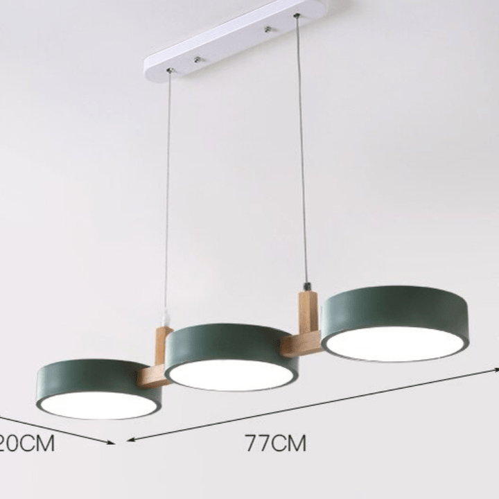 Suspension Luminaire Style Industriel | Xali - Designix Suspension Luminaire Vert