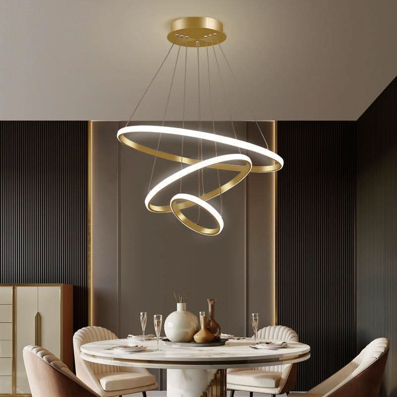 Suspension Vintage Hofstein – Plafonnier Métal Laiton/Noir, 1-3 Lumières (Neuf)