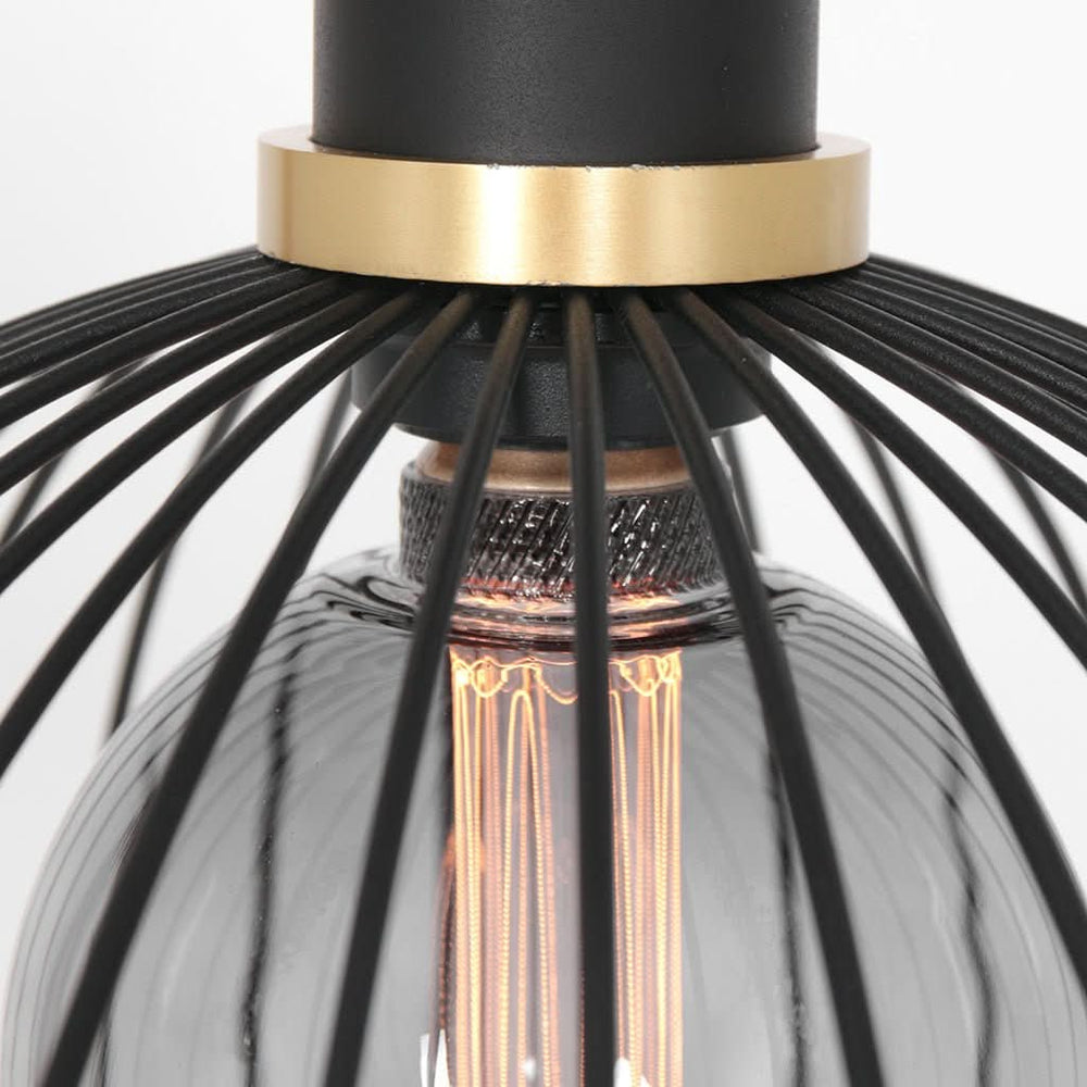 Suspension Moderne Fil Noir | Wory - Designix Suspension Luminaire