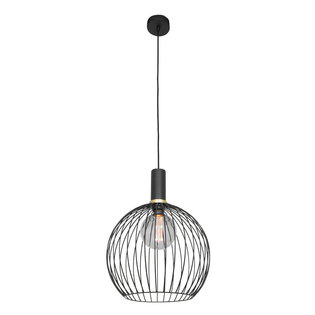 Suspension Moderne Fil Noir | Wory - Designix Suspension Luminaire