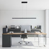 Suspension Moderne Noir Avec LED | Lory