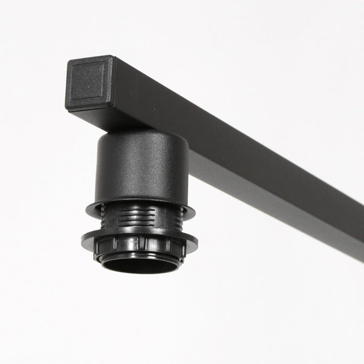 Suspension Noir 3 Lumières Velours Bleu | Taro - Designix Suspension Luminaire