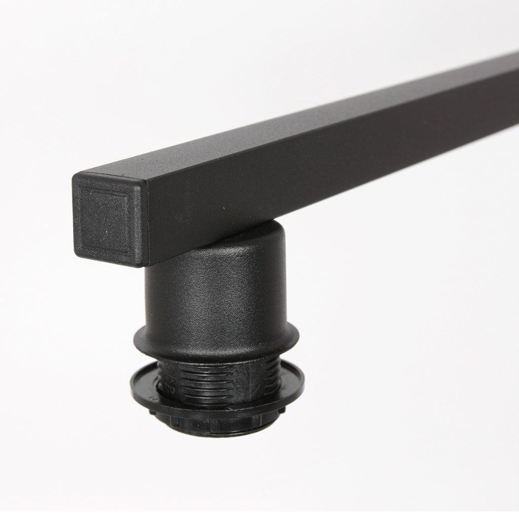 Suspension Noir 3 Lumières Velours Bleu | Taro - Designix Suspension Luminaire