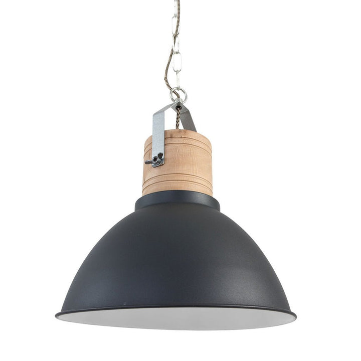 Suspension Noir Bois Scandinave | Cory - Designix Suspension Luminaire