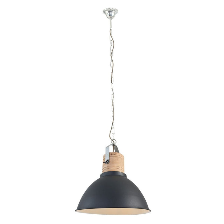 Suspension Noir Bois Scandinave | Cory - Designix Suspension Luminaire