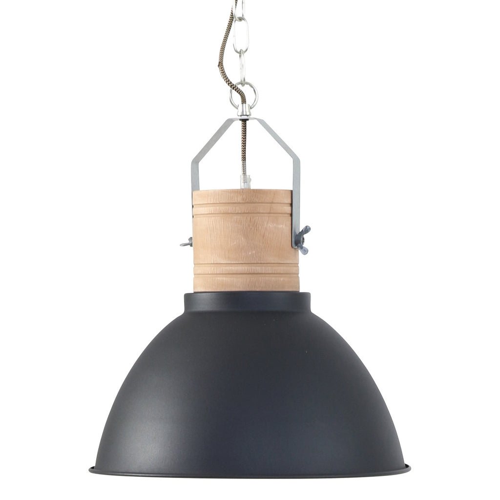 Suspension Noir Bois Scandinave | Cory - Designix Suspension Luminaire