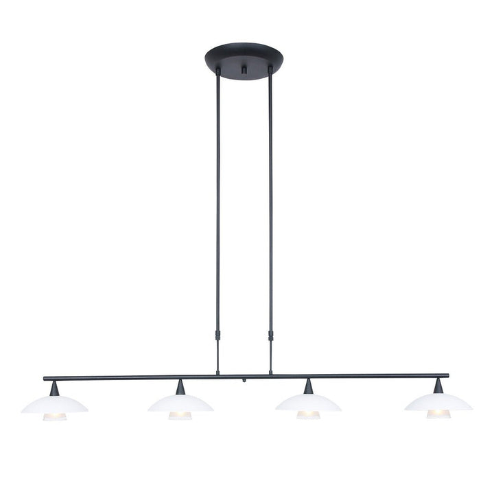 Suspension Noir LED 4 Lumières | Zaro - Designix Suspension Luminaire