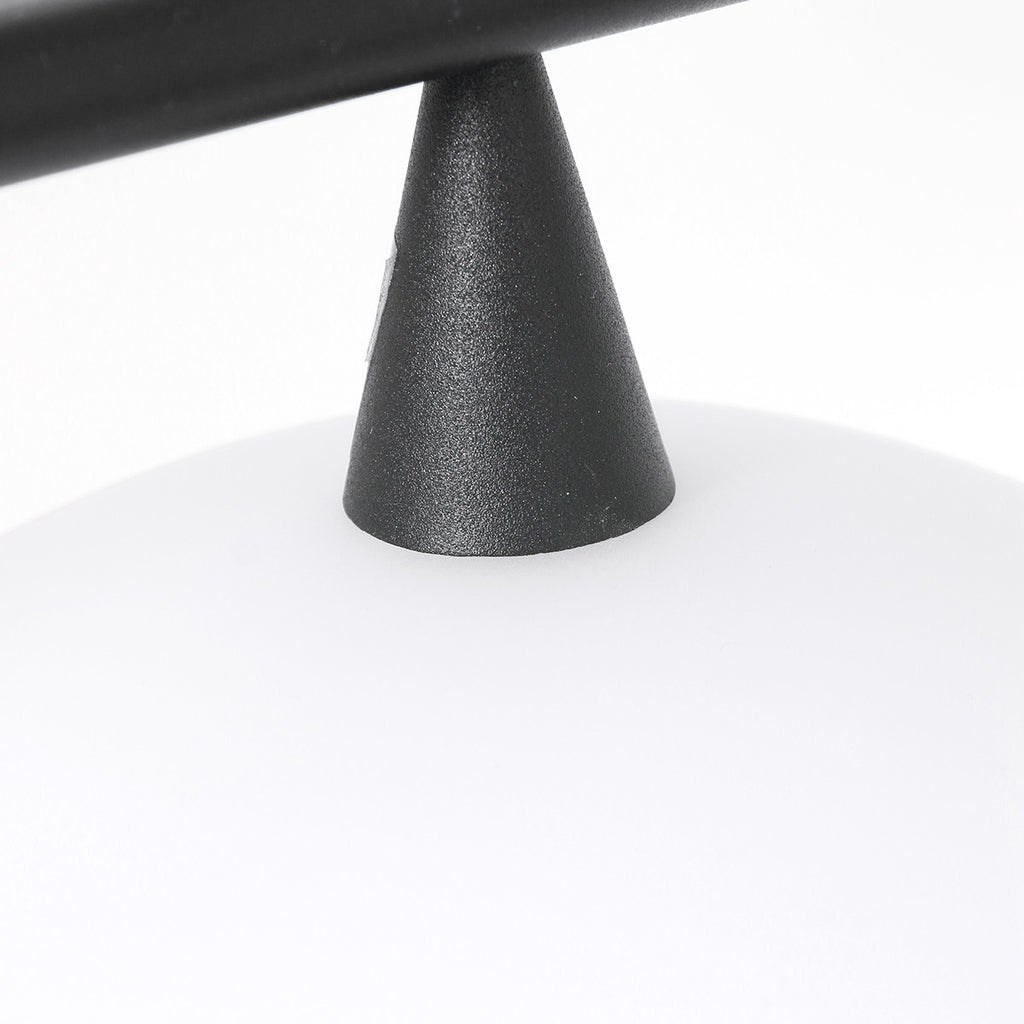 Suspension Noir LED 4 Lumières | Zaro - Designix Suspension Luminaire