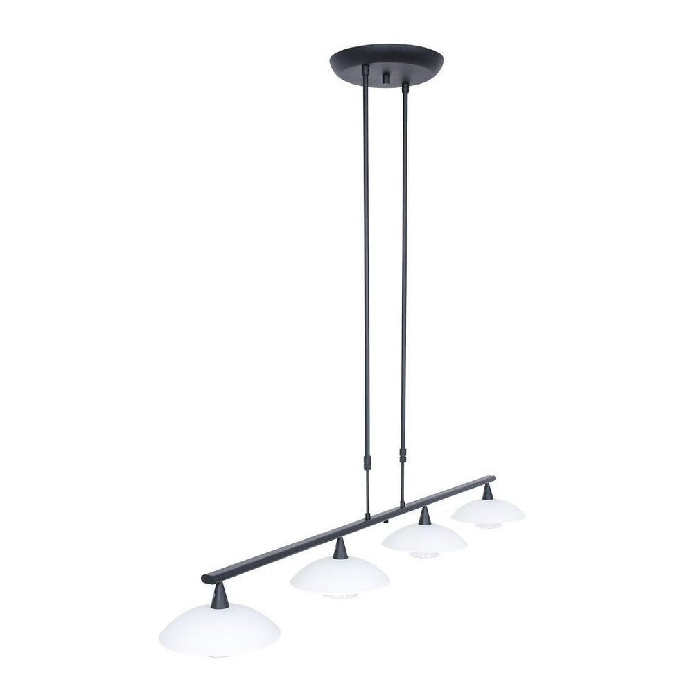 Suspension Noir LED 4 Lumières | Zaro - Designix Suspension Luminaire