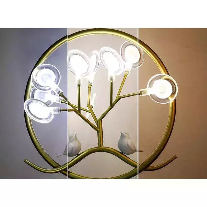 Suspension Oiseau | Harmonie Luminal - Designix Suspension luminaire Noir Blanc Chaud