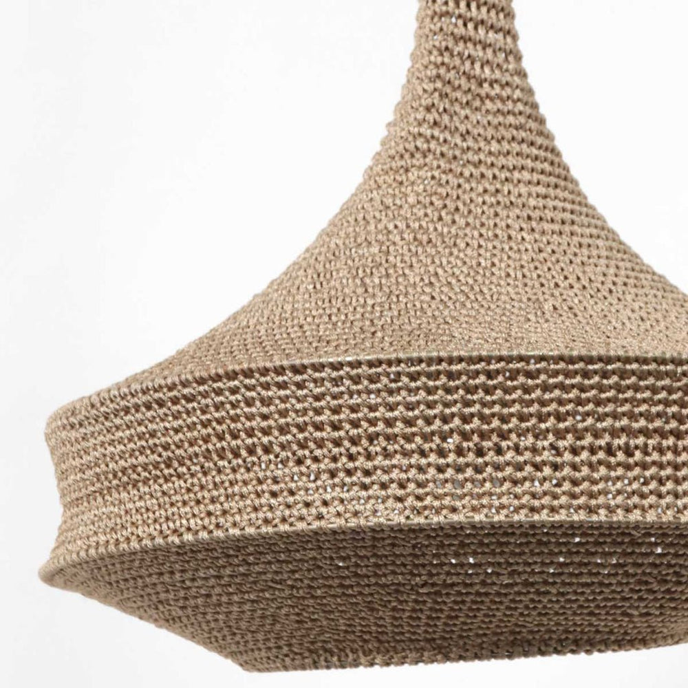 Suspension Orientale Crème Crochetée | Xory - Designix Suspension Luminaire