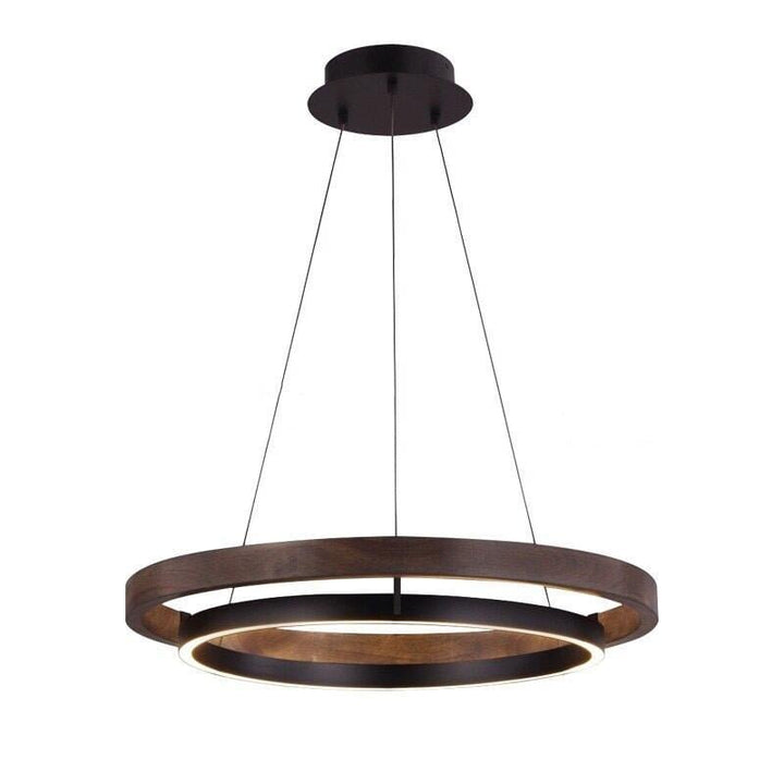 Suspension Plate | Douceur Luminescente - Designix Suspension luminaire Noir Diamètre 60cm Blanc Chaud