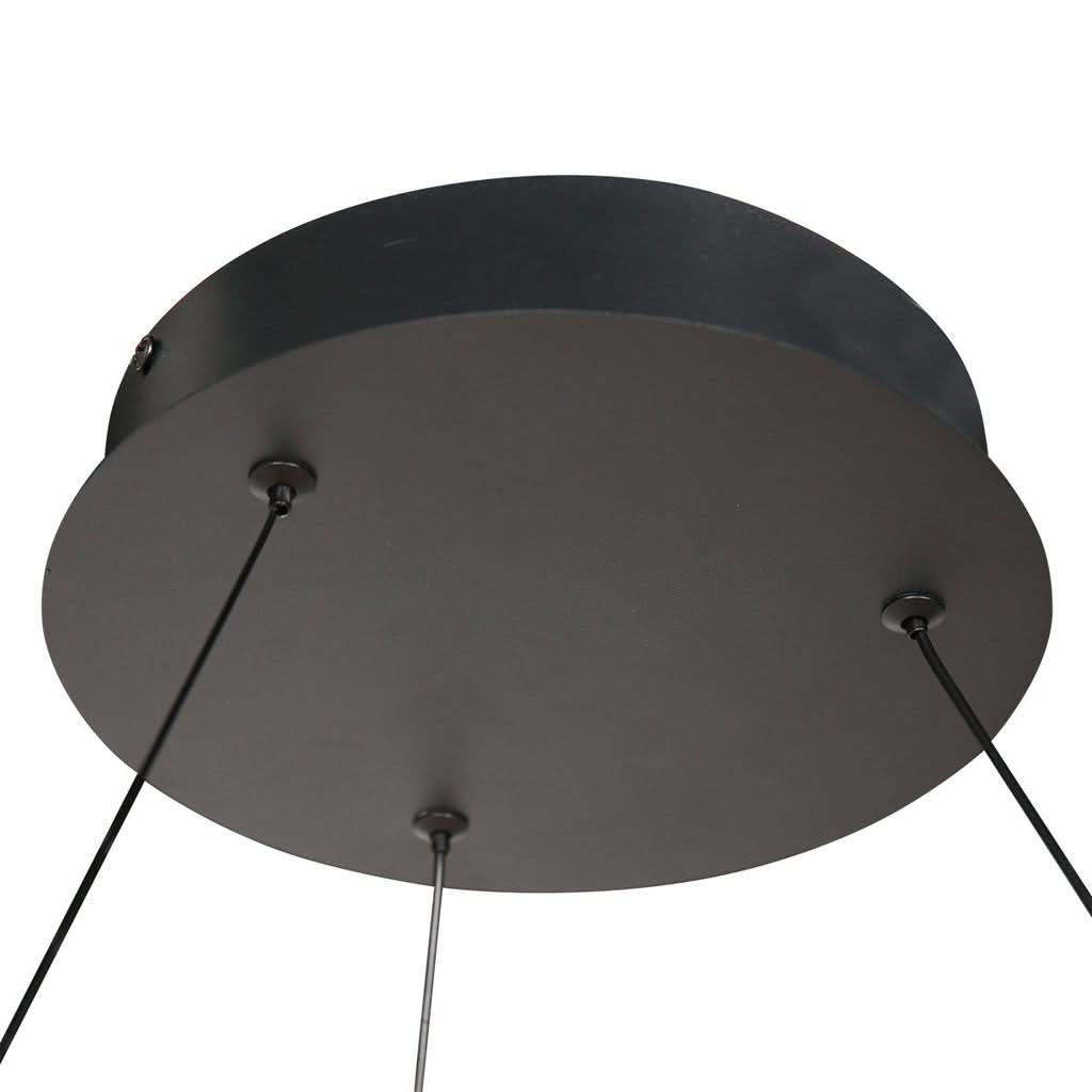 Suspension Ringlux Noire 80cm | Garo - Designix Suspension Luminaire