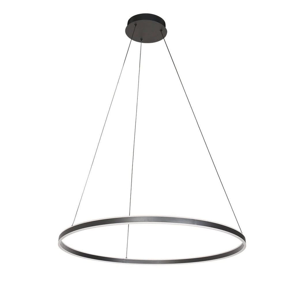 Suspension Ringlux Noire 80cm | Garo - Designix Suspension Luminaire