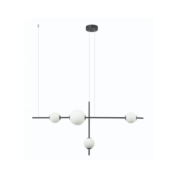 Suspension ZAMBELIS 19W Dimmable DESIGN Noir Mat 20131