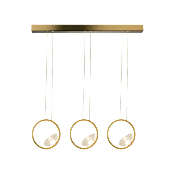 Suspension ZAMBELIS 21W Dimmable DESIGN Dore Mat 23029