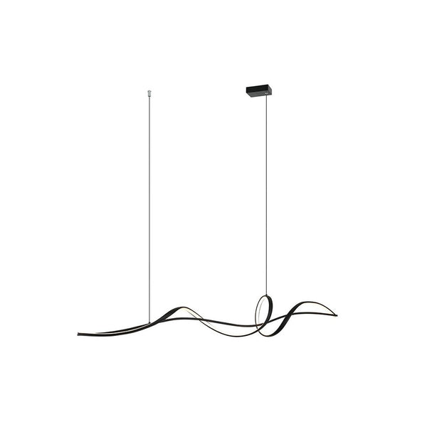 Suspension ZAMBELIS 27W Dimmable DESIGN Noir Mat 23109