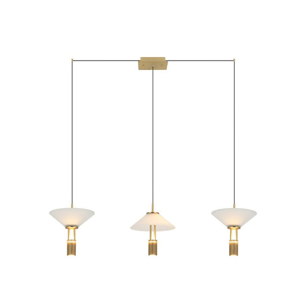 Suspension ZAMBELIS 28W Dimmable Direct/Indirect DESIGN Or Mat 23203