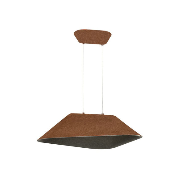 Suspension ZAMBELIS 8W Dimmable DESIGN Marron et Gris 23172
