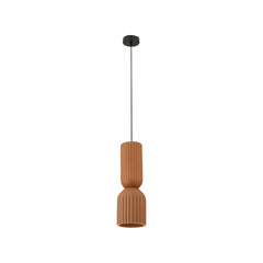 Suspensions coloris terracotta