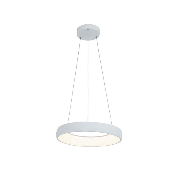 Suspension ZAMBELIS D400 32W Dimmable DESIGN Blanc Sable 2045