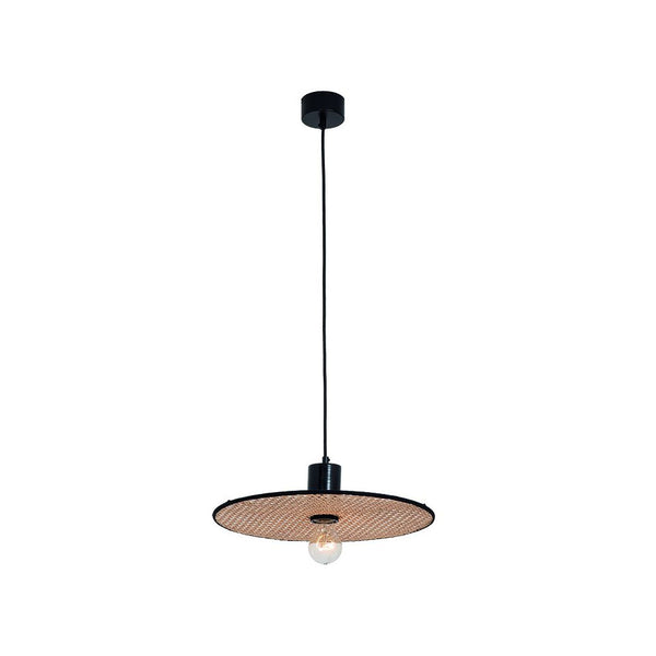Suspension ZAMBELIS D400 E27 DESIGN Noir Sable Sans Source 22173