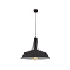 Suspension ZAMBELIS D460 E27 DESIGN Noir Mat Sans Source 19245