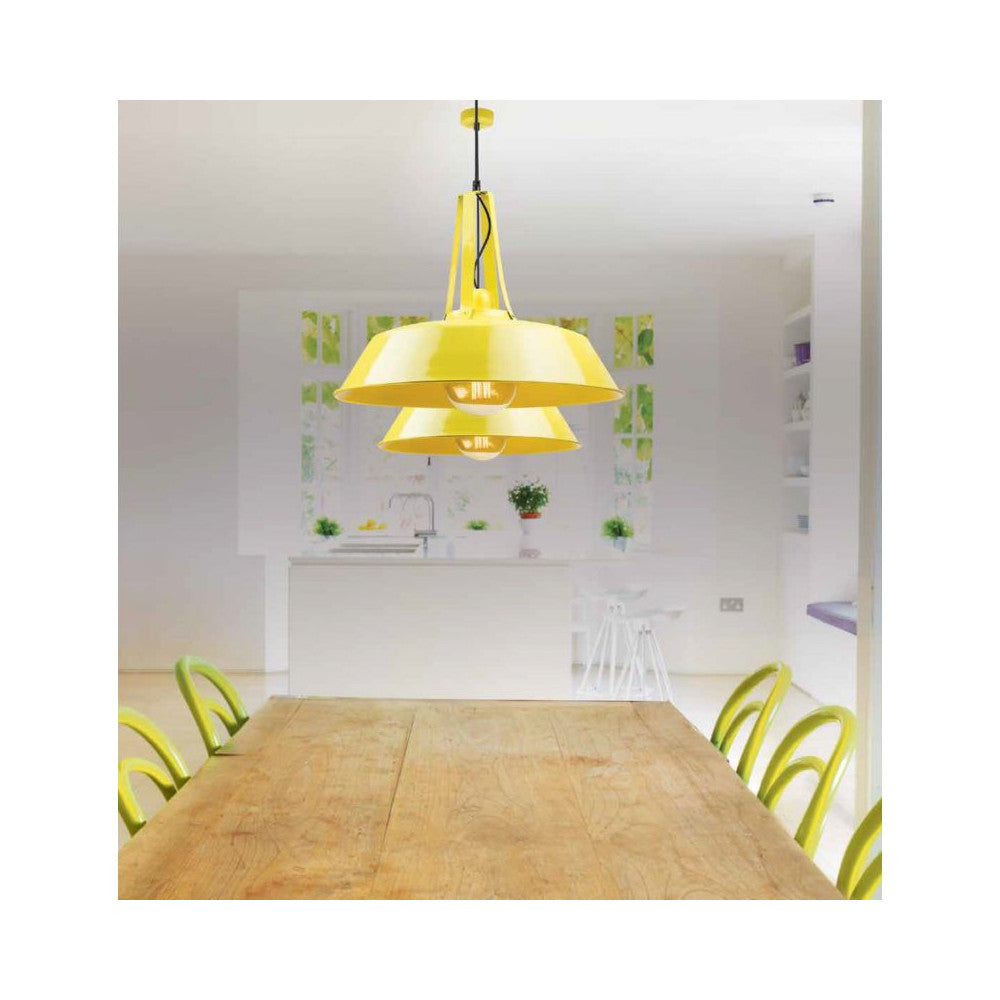 Suspension ZAMBELIS D460 E27 DESIGN Noir Mat Sans Source 19245