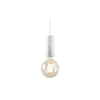 Suspension ZAMBELIS D60 E27 DESIGN Blanc Marbre Sans Source 17157