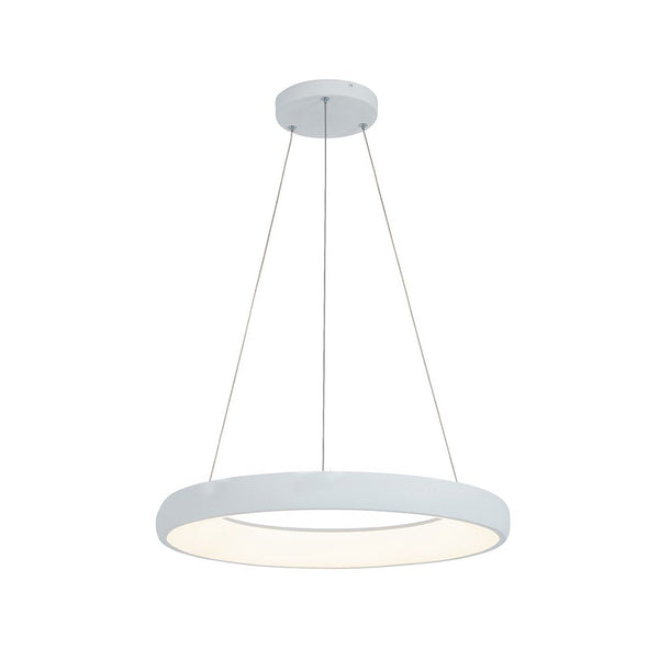 Suspension ZAMBELIS D600 50W Dimmable DESIGN Blanc Sable 2053