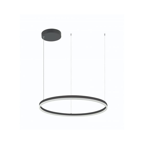 Suspension ZAMBELIS D800 57W Dimmable DESIGN Noir Mat 20262