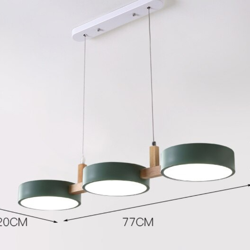 suspension-luminaire-style-industriel | Designix - Suspension Luminaire Vert - https://designix.fr