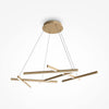 Line Suspension luminaire doré