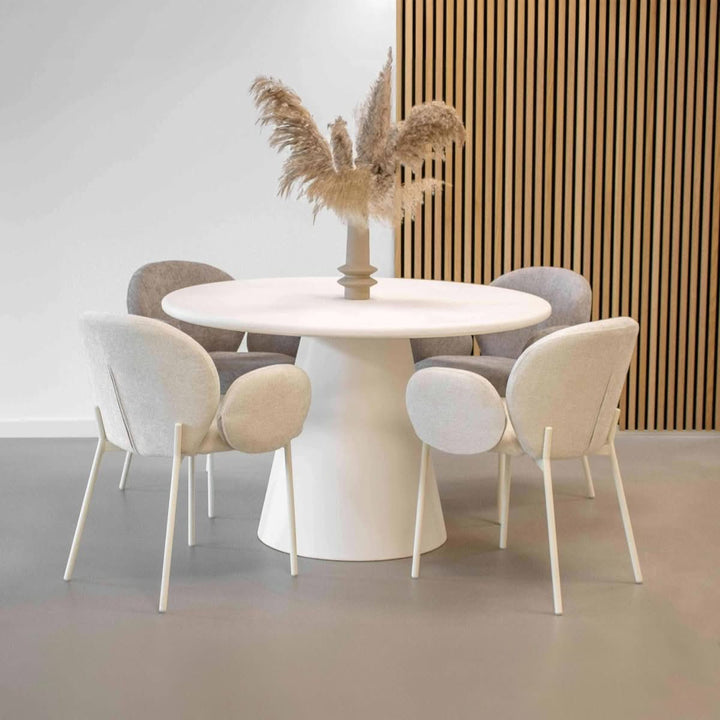 Table À Manger Concrète Design Industriel Moderne | MIRA - Designix