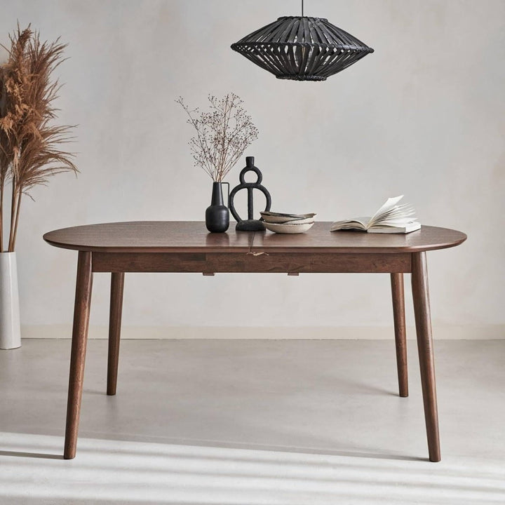 Table à Manger Extensible Noyer | Hélios - Designix Table à Manger