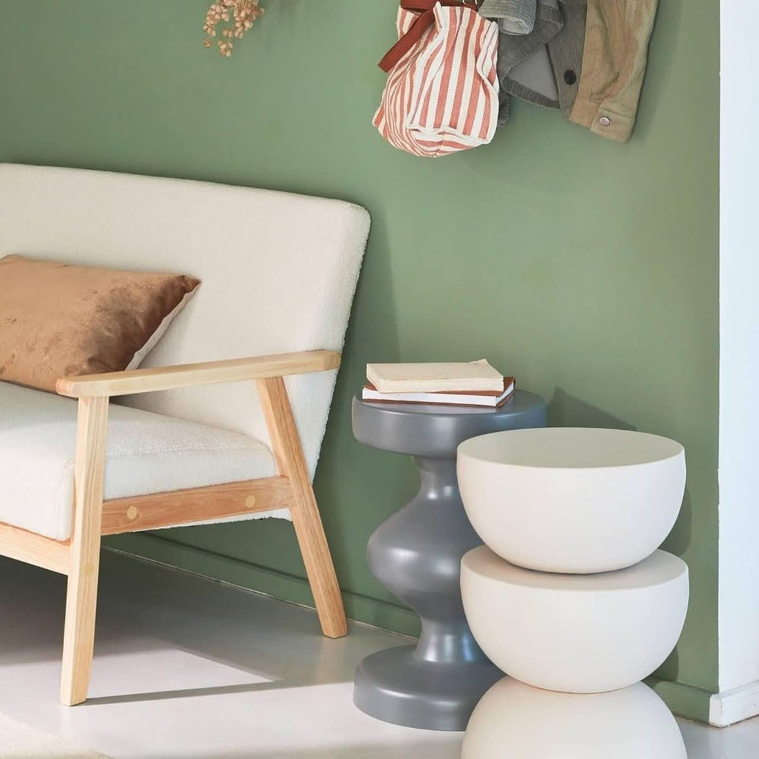 Table Appoint Métal Minimaliste | Lumina