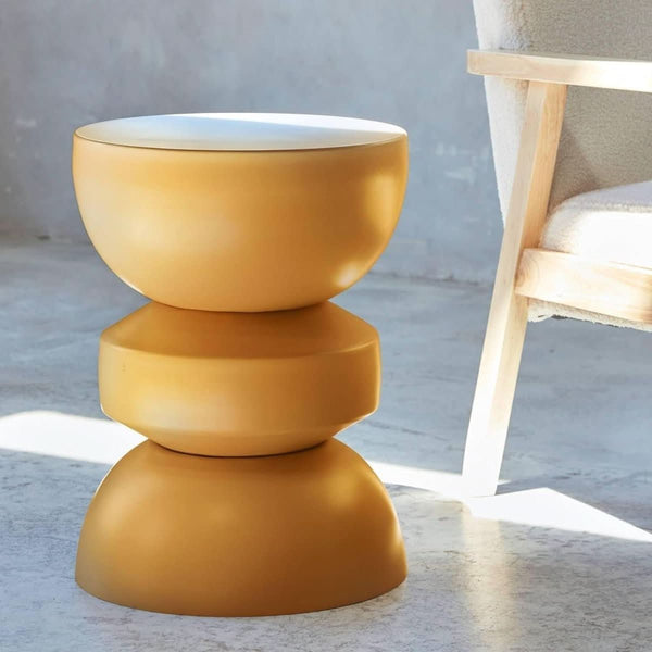Table Appoint Métal Moutarde | Astral