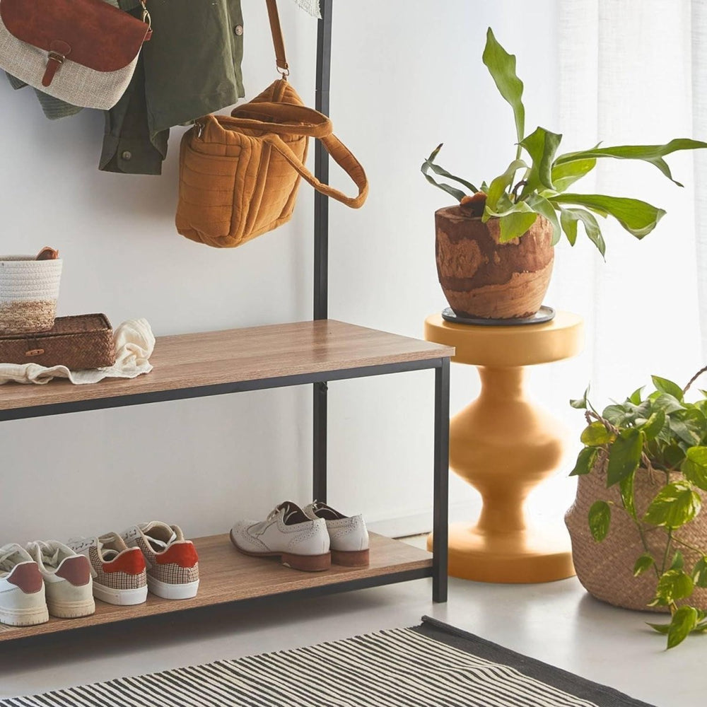 Table Appoint Métal Moutarde | Mirage - Designix Table Basse