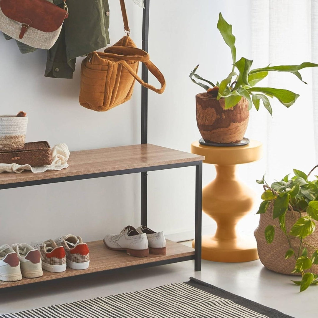Table Appoint Métal Moutarde | Mirage - Designix Table Basse