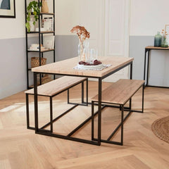 Table Bancs Style Industriel | Serre