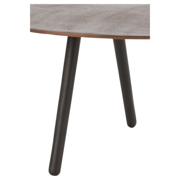 Table Basse Aluminium Fer Marron Petit - Designix