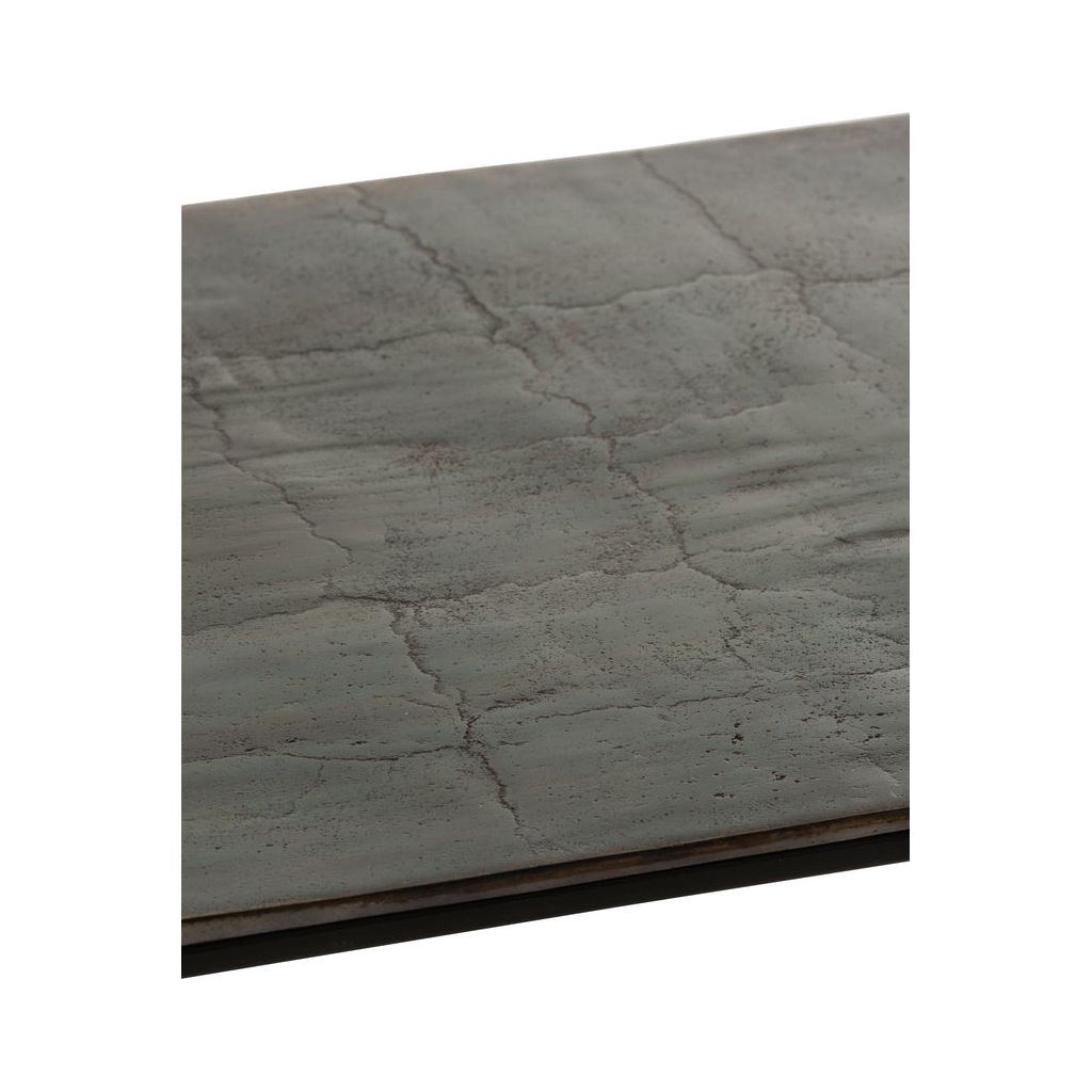Table Basse Aluminium Fer Noir Antique - Designix
