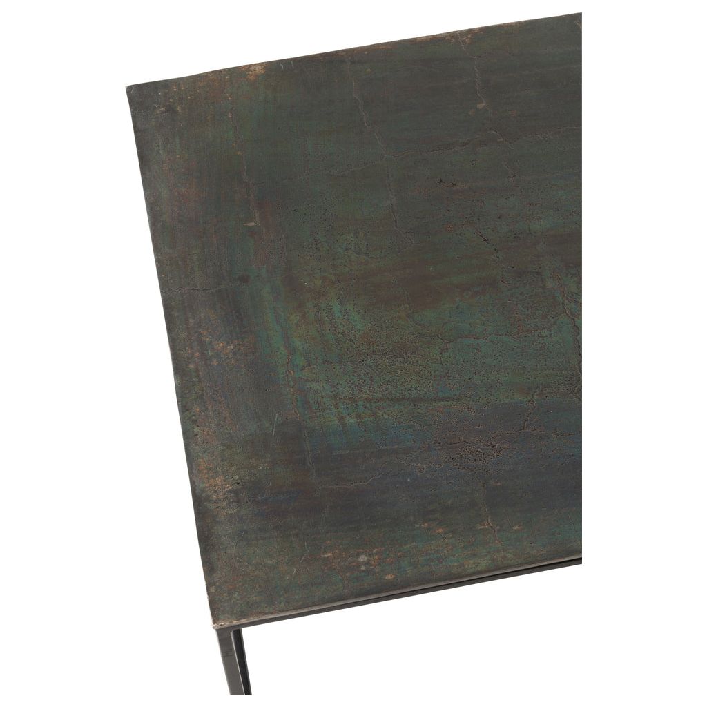 Table Basse Aluminium Fer Noir Antique - Designix