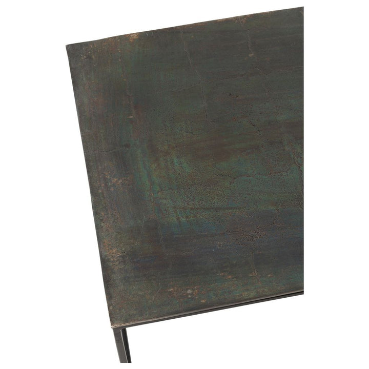Table Basse Aluminium Fer Noir Antique - Designix